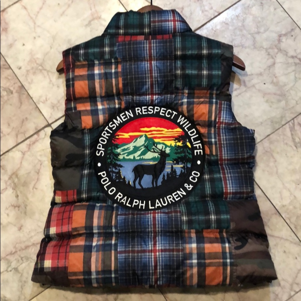 Polo patchwork vest unreleased rare 2020